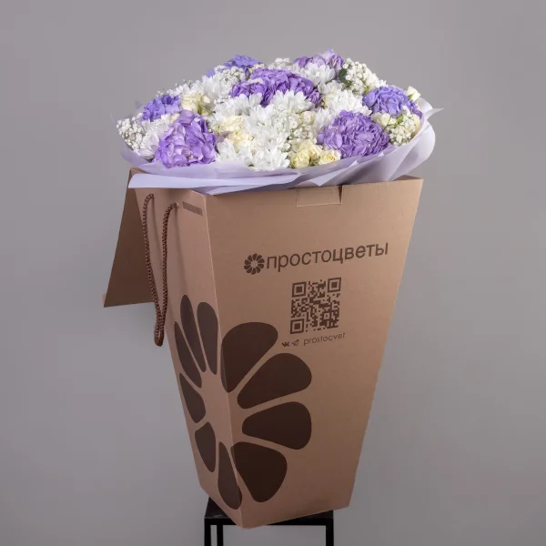 Флористический букет "Хрустальный сад"_5