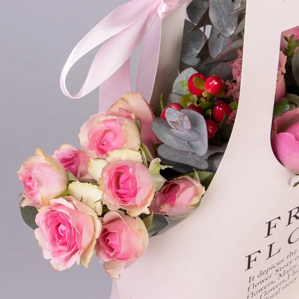 Композиция "Сумочка розовая"_3