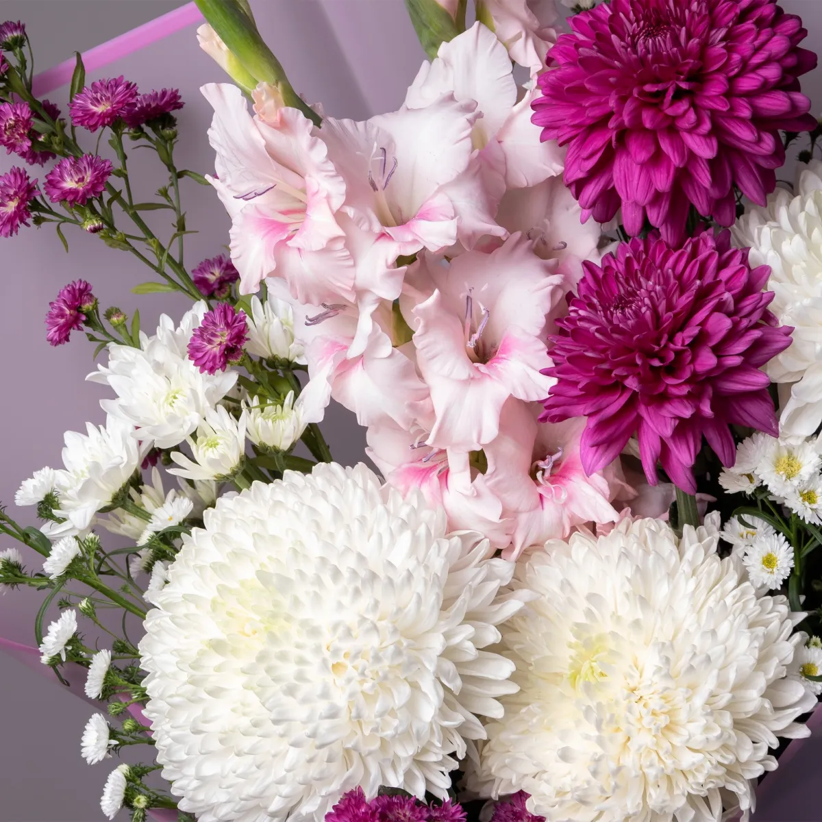 Флористический букет "Сердце на ладони"_3