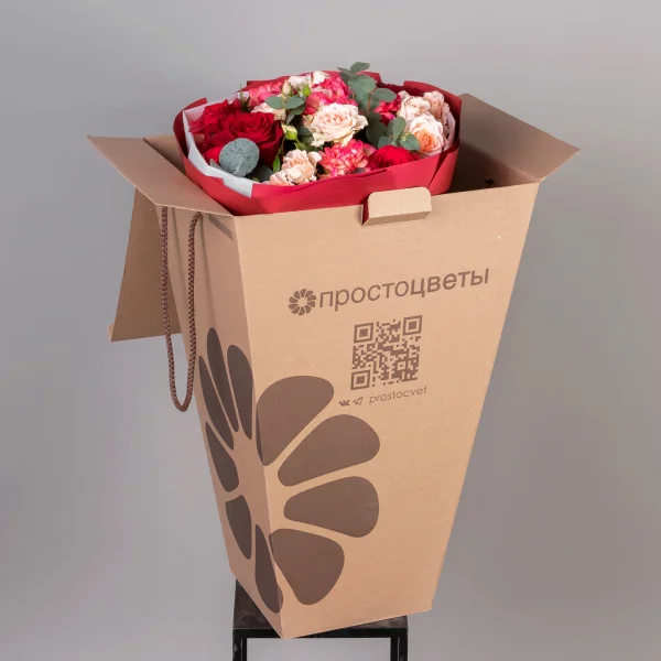 Флористический букет "Ягодный пунш"_5