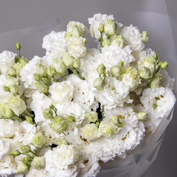 Букет Лизиантус "Ду Селеб кристал"_4