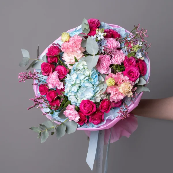 Флористический букет "Яркое мгновение"_1