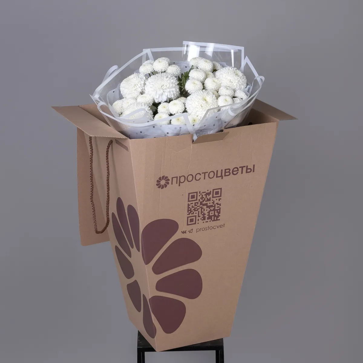 Флористический букет "Белый танец"_6