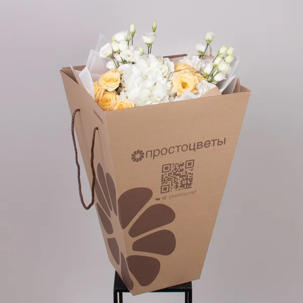 Флористический букет "Белая магия"_5