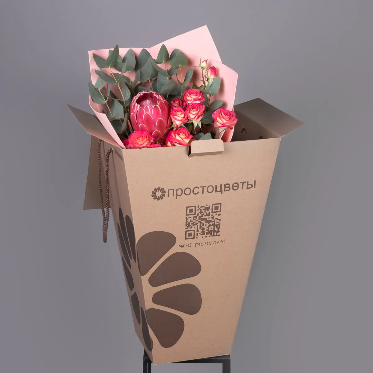 Флористический букет "Нежный комплимент"_6