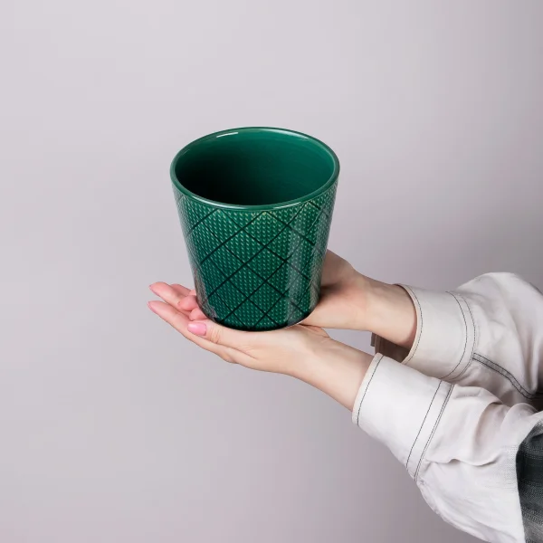 Кашпо Винтаж Ромбы_2