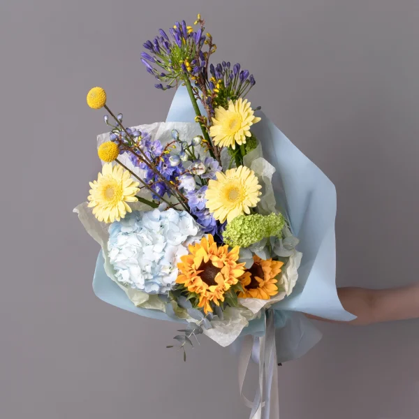 Флористический букет "Весенняя капель"_1