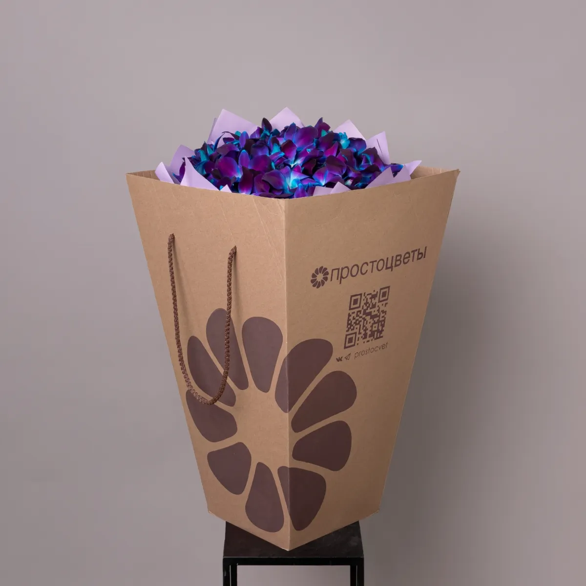 Флористический букет "Космические орхидеи 25 шт"_5