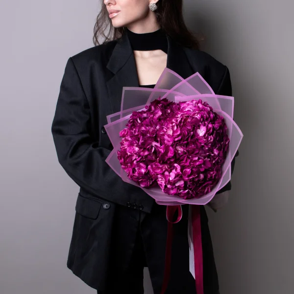 Букет Гидрангия "Премиум Перпл"