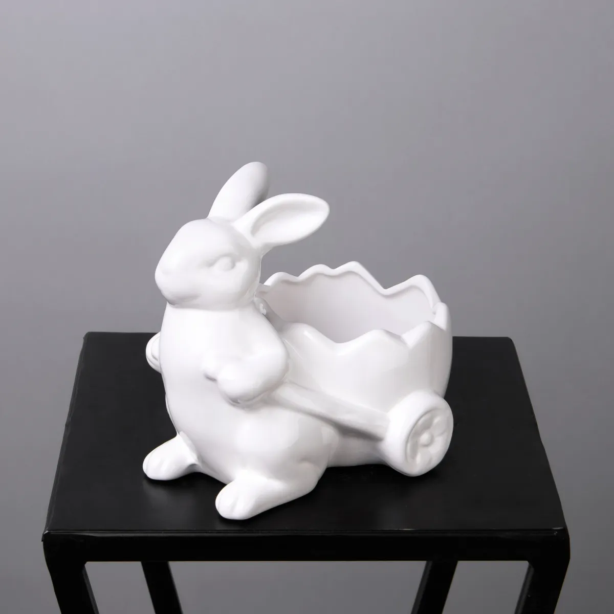 Фигурка ГК Зайка с тележкой 733-446 16,5*13*15см._1