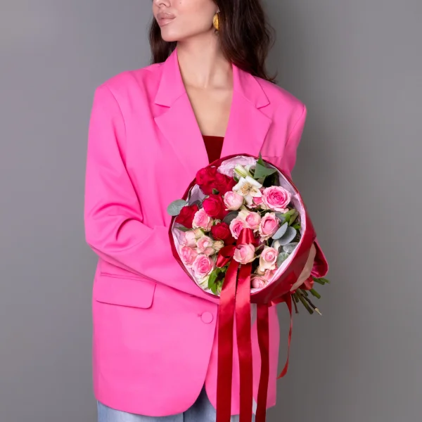 Флористический букет NEW "Ягодный шейк S"_2