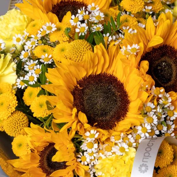 Флористический букет "Золотое поле L"_4