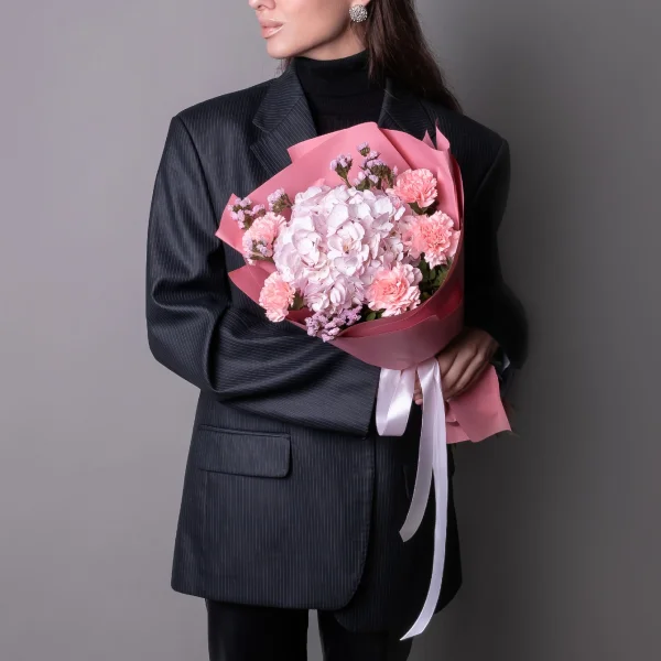 Флористический букет GPT "Розовая симфония М"_2