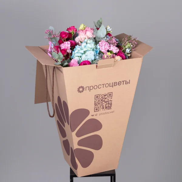 Флористический букет "Яркое мгновение"_6