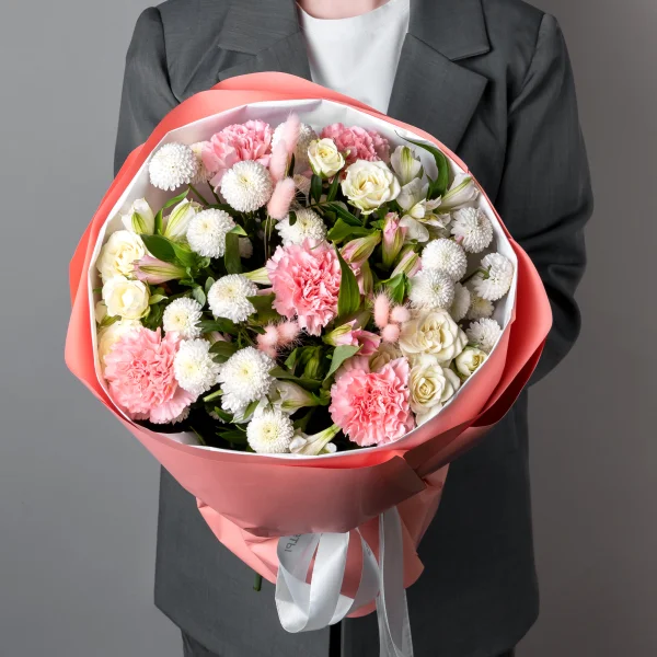 Флористический букет "Шепот цветов"_1