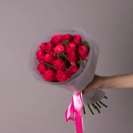 Букет Роза "Малиновая" 