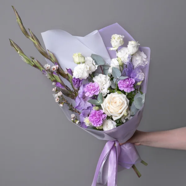 Флористический букет "Сиреневые грёзы S"_1