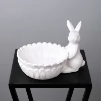 Фигурка ГК Корзина с зайками 733-510  21,5*16*25,8см._1