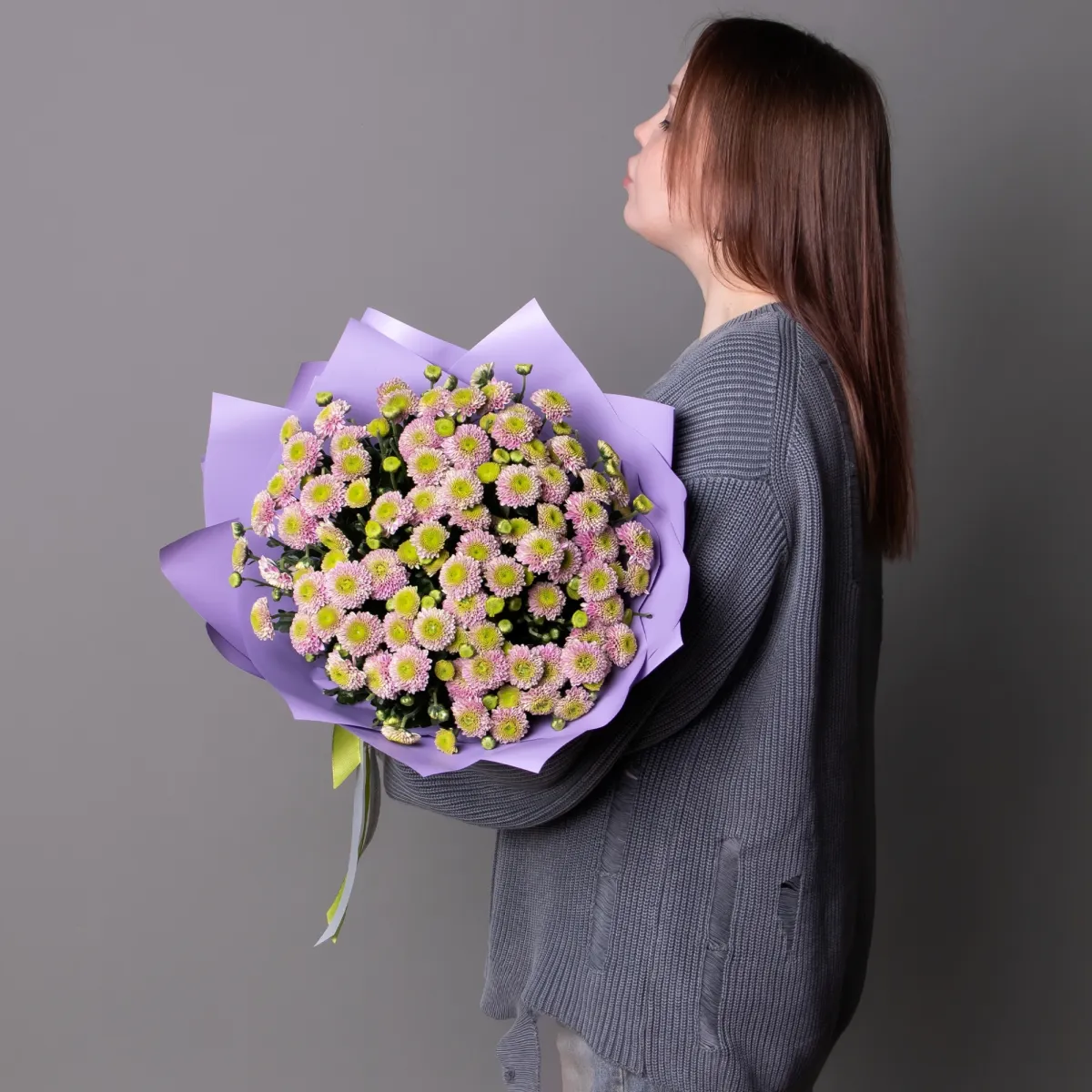 Букет Хризантема сантини "Дженни"_1