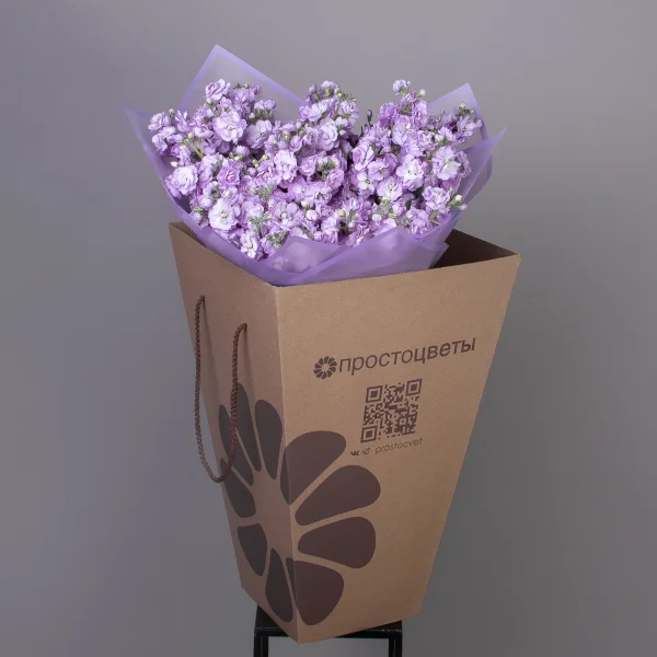 Букет Маттиола кустовая "Лаванда"_5