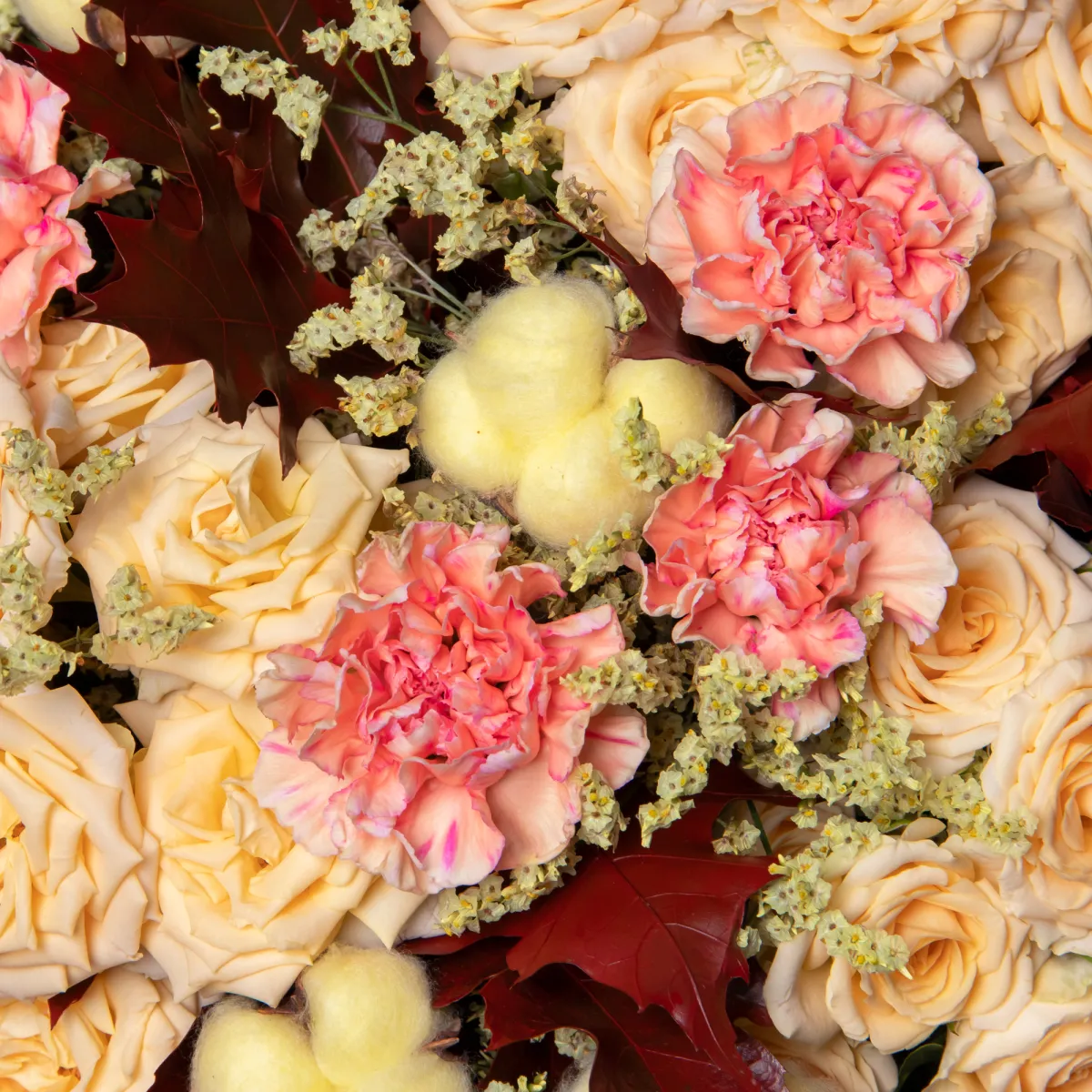 Флористический букет "Золотое прикосновение"_5