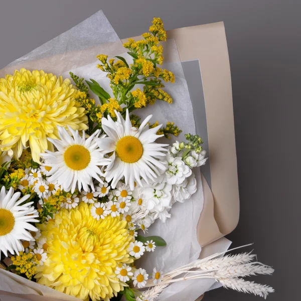 Флористический букет "Летний каприз"_5