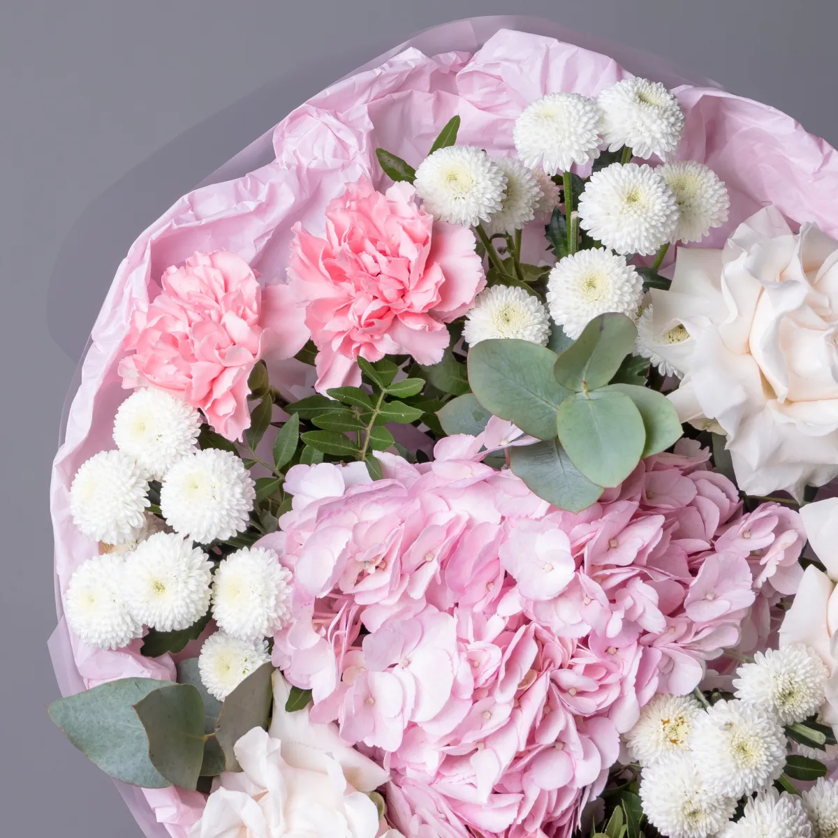 Флористический букет "Летний румянец"_3