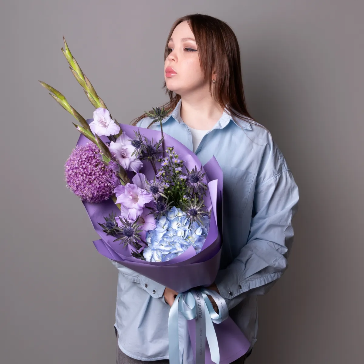 Флористический букет "Космический вальс"_1