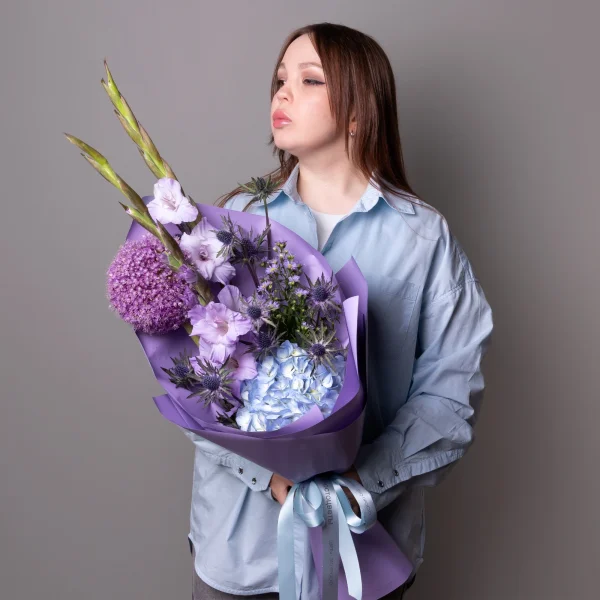 Флористический букет "Космический вальс"_1