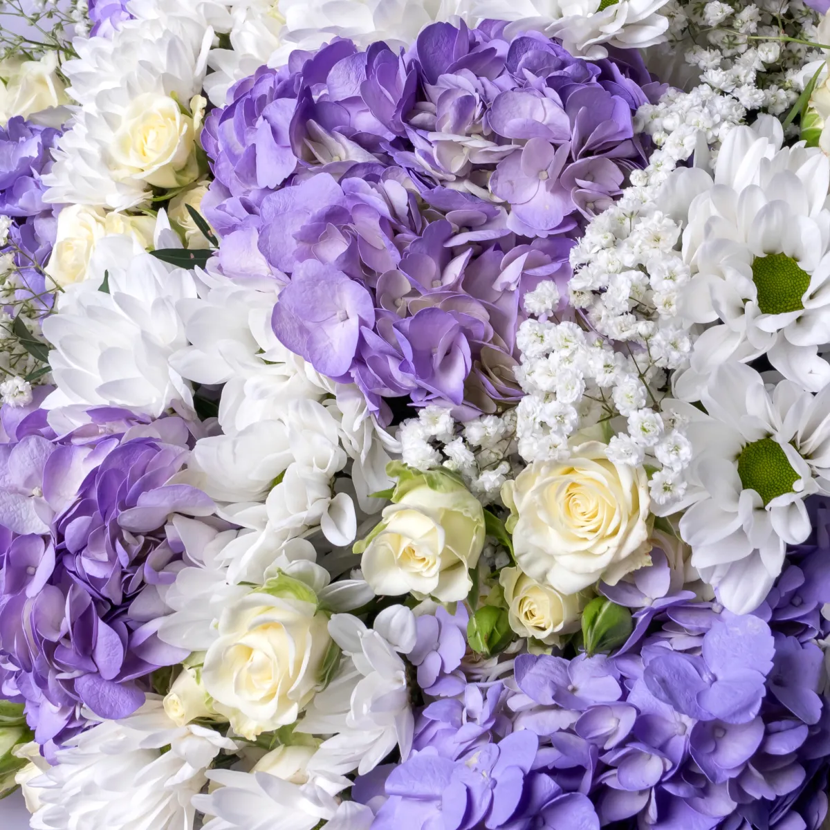 Флористический букет "Хрустальный сад"_4