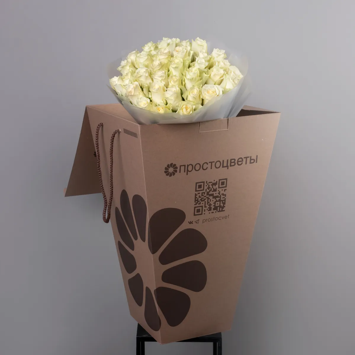 Букет Роза "Белая"_5