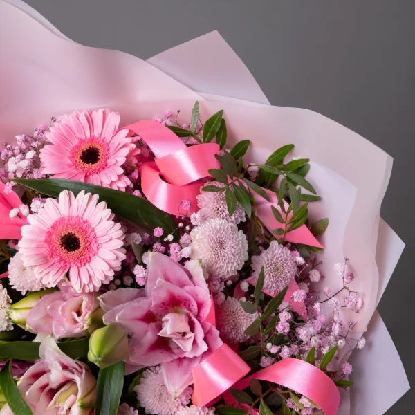 Флористический букет "Лепестки любви L"_4