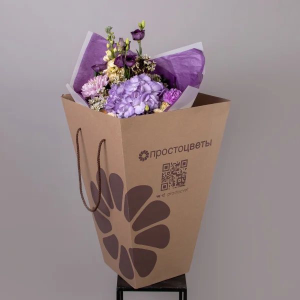 Флористический букет "Аметистовая дымка"_6