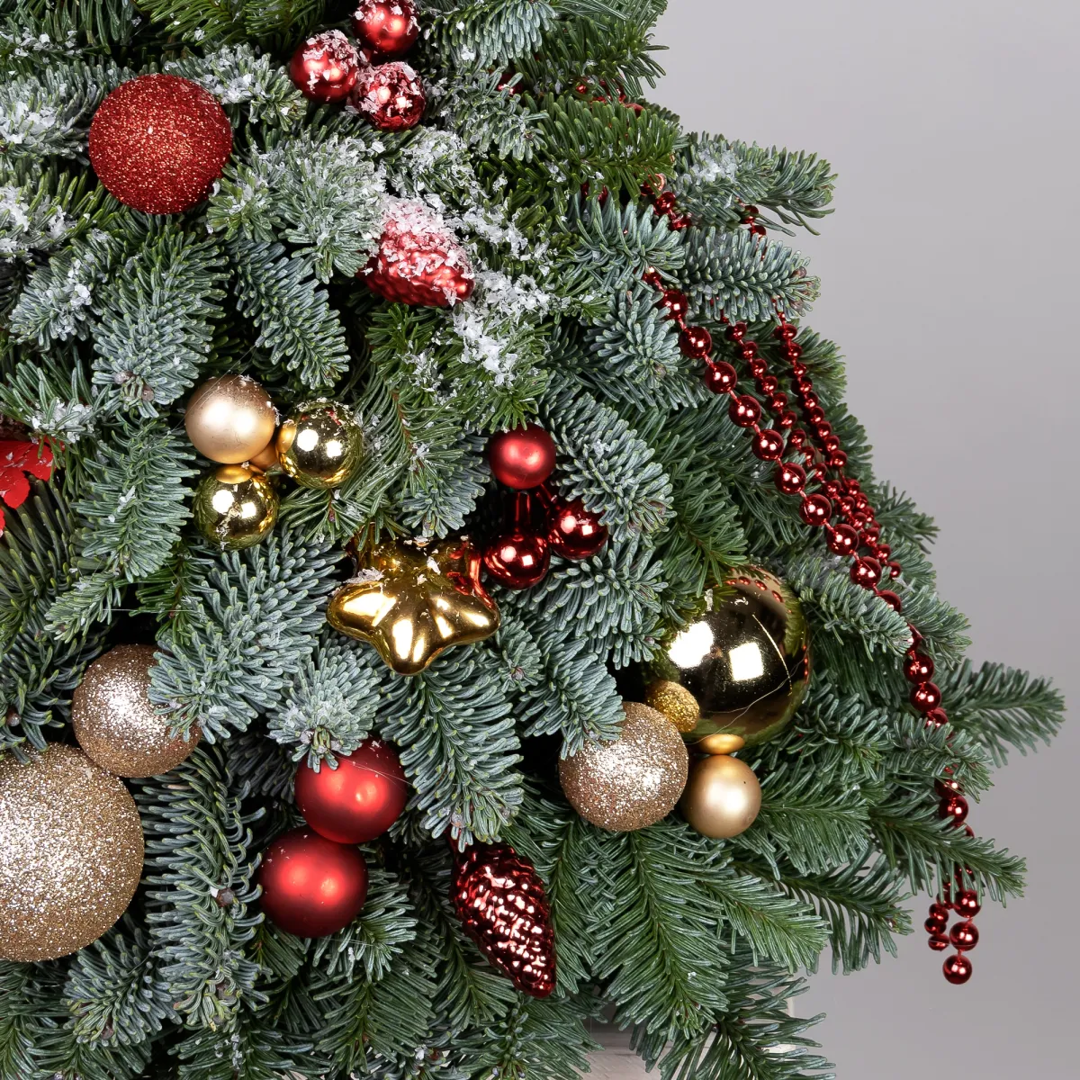 Композиция "Новогодняя Ель Красная М"_4