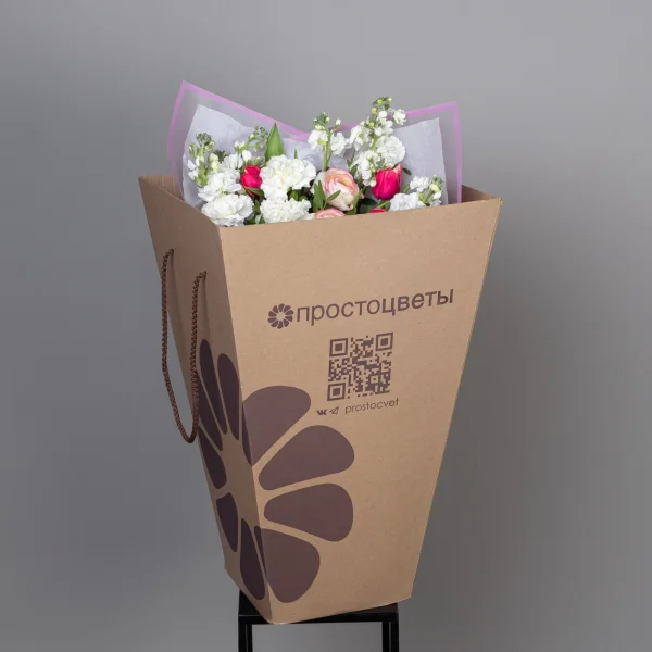 Флористический букет "Весенняя рапсодия L"_5