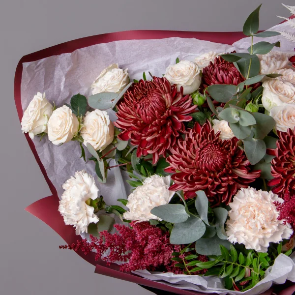 Флористический букет "Бархатная осень L"_3