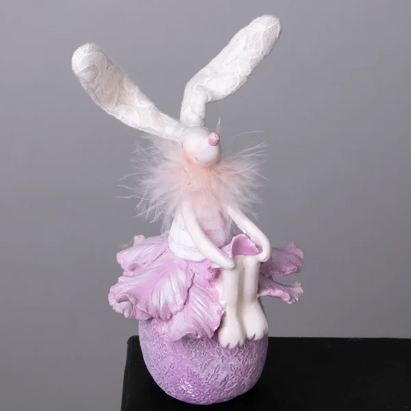 Фигурка ГК Зайка Лиловый 831-407 9x8x20cм_3