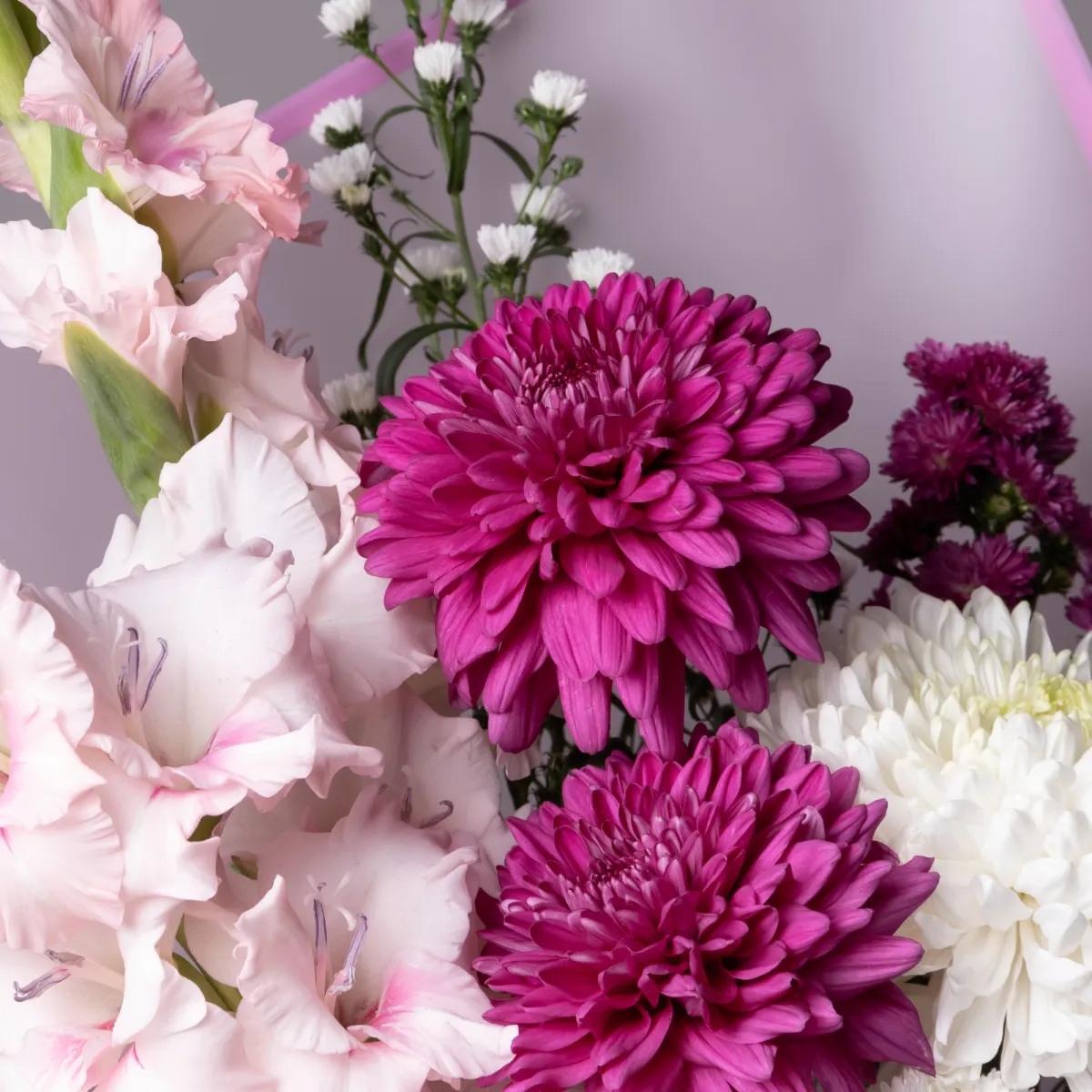 Флористический букет "Сердце на ладони"_4