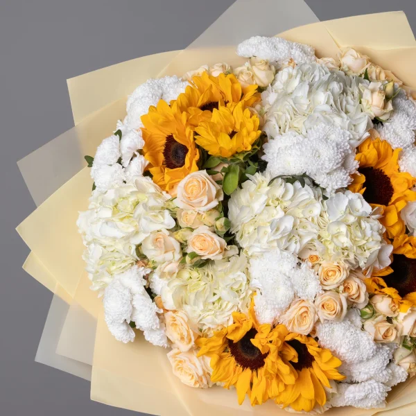 Флористический букет "Солнечные грезы"_3