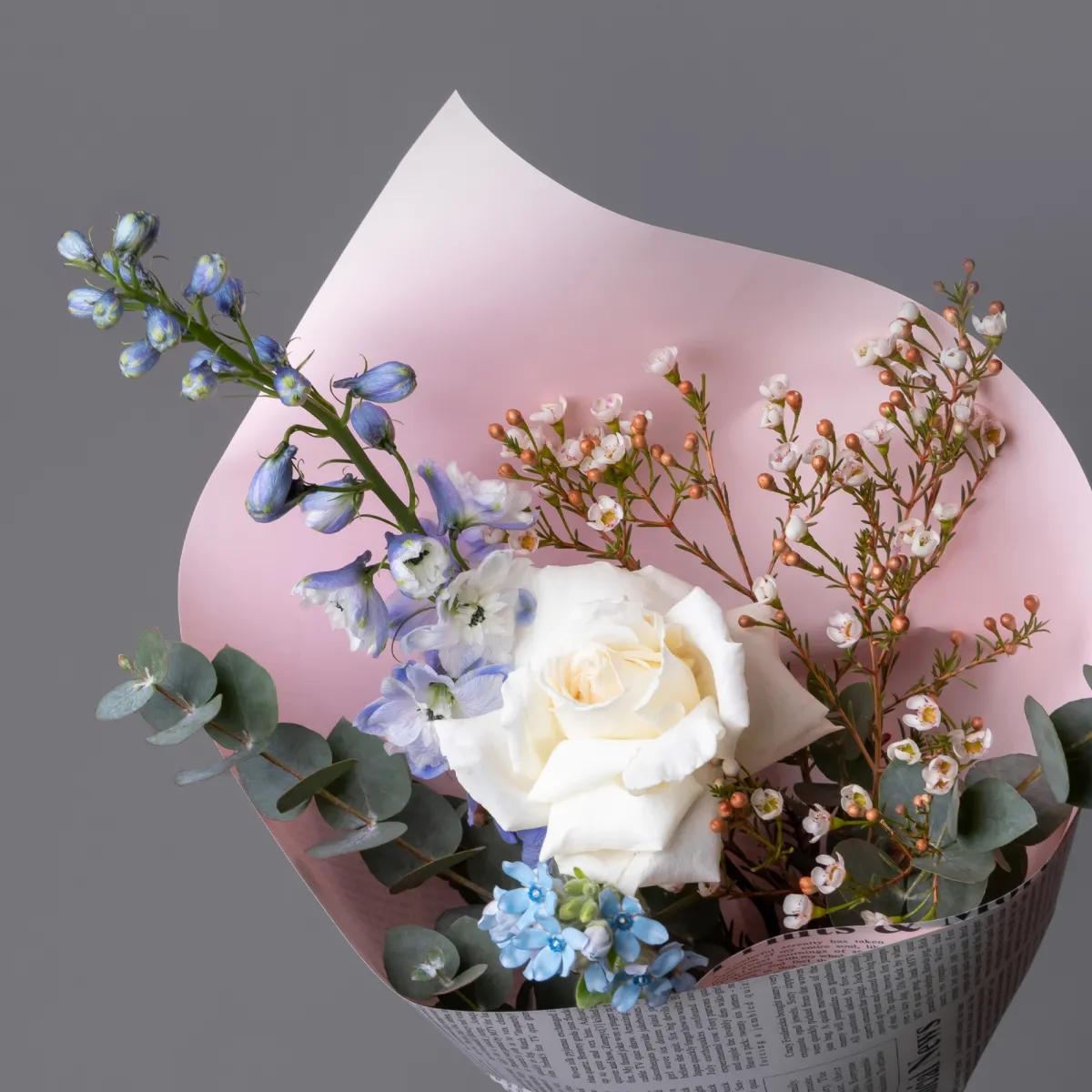 Флористический букет "Небесная пастель"_3