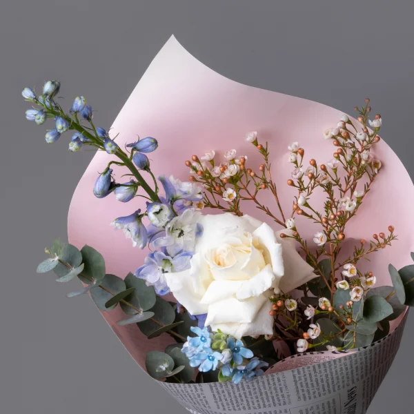 Флористический букет "Небесная пастель"_3