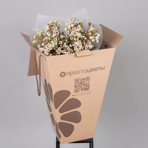 Букет Хамелациум "Белый"_5