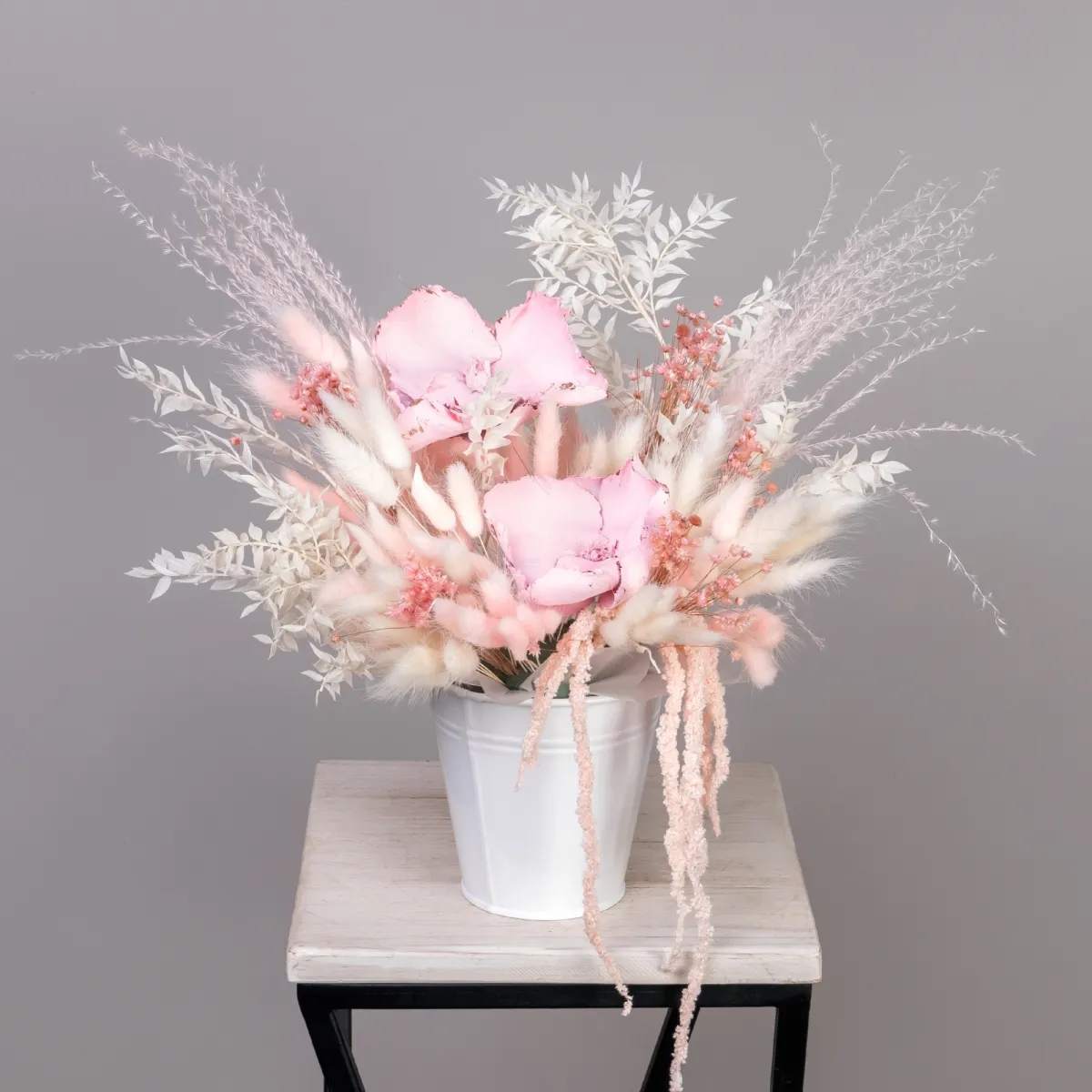 Композиция "Сухоцветы в кашпо №4"_1