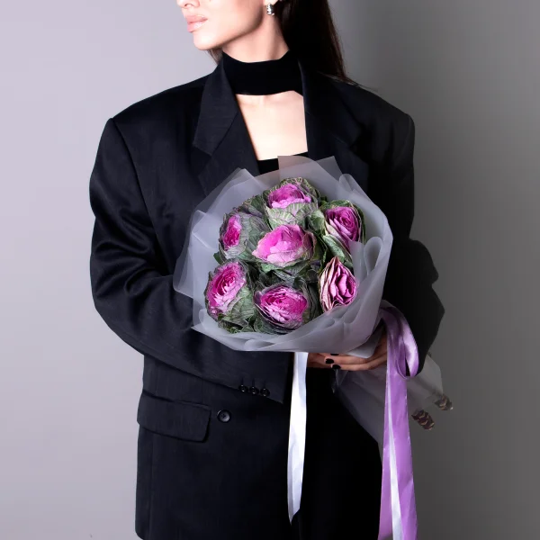 Букет Брассика "Красная"_2