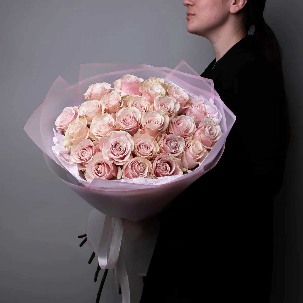 Букет Роза "Пинк Мондиал" 2