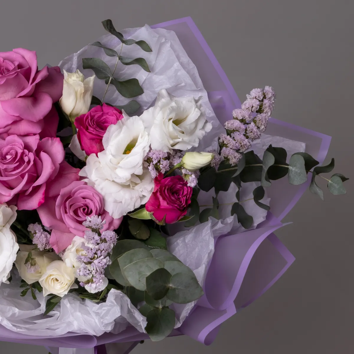 Флористический букет NEW "Черничный пирог M"_5