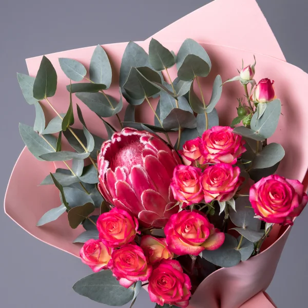 Флористический букет "Нежный комплимент"_3