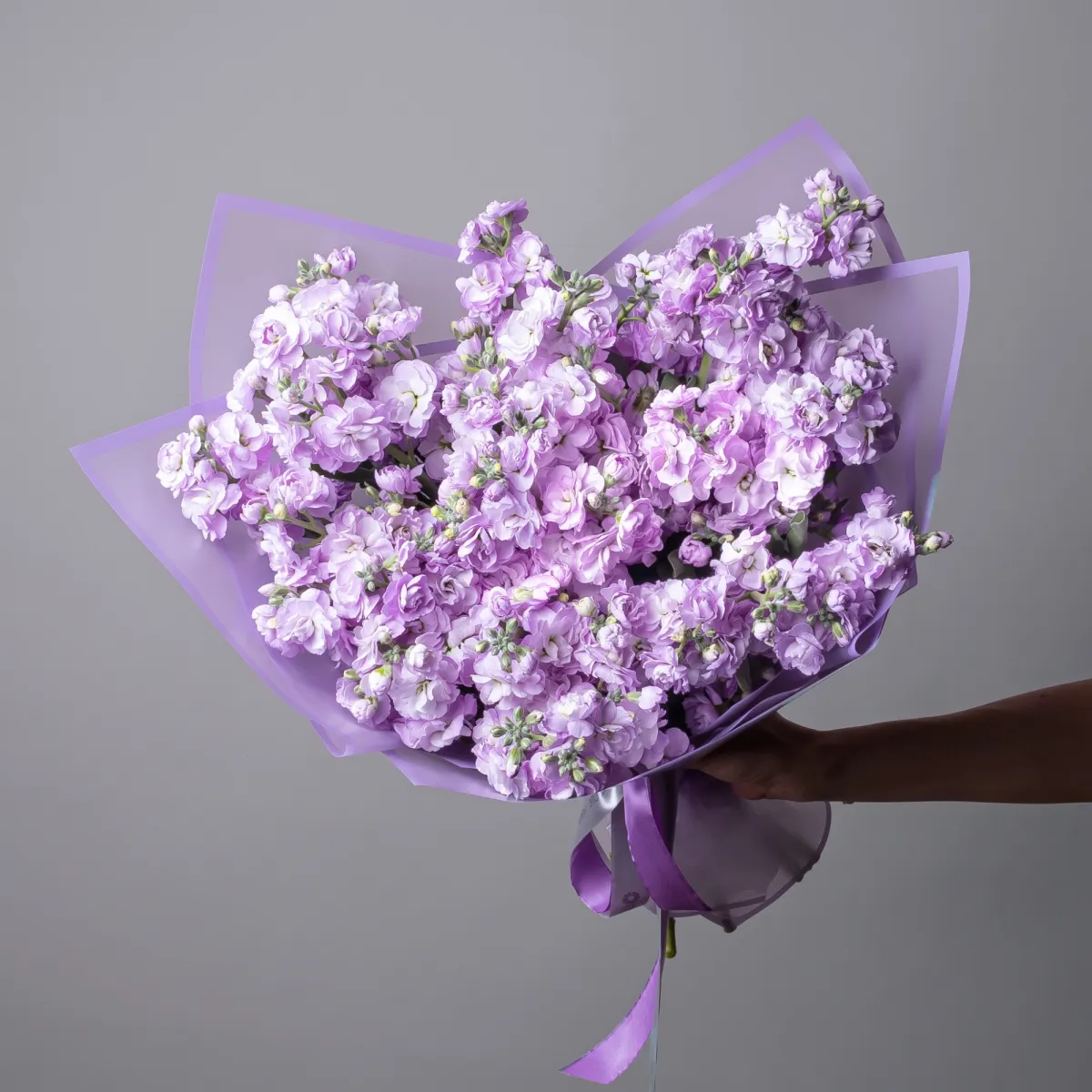 Букет Маттиола кустовая "Лаванда"_1