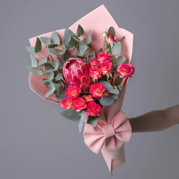 Флористический букет "Нежный комплимент"_1