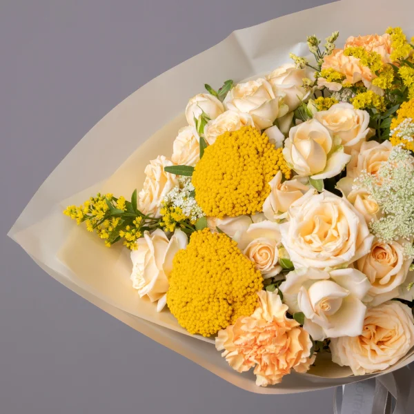 Флористический букет "Ванильное небо"_2